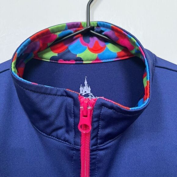 Disney Parks Girl’s Zip Up Jacket Mickey Logo Disneyland Resorts Navy Blue XL - Picture 3 of 12